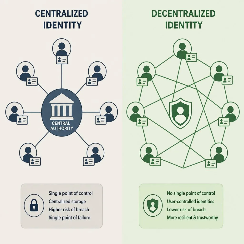 Digital identity credentials stored securely on a phone