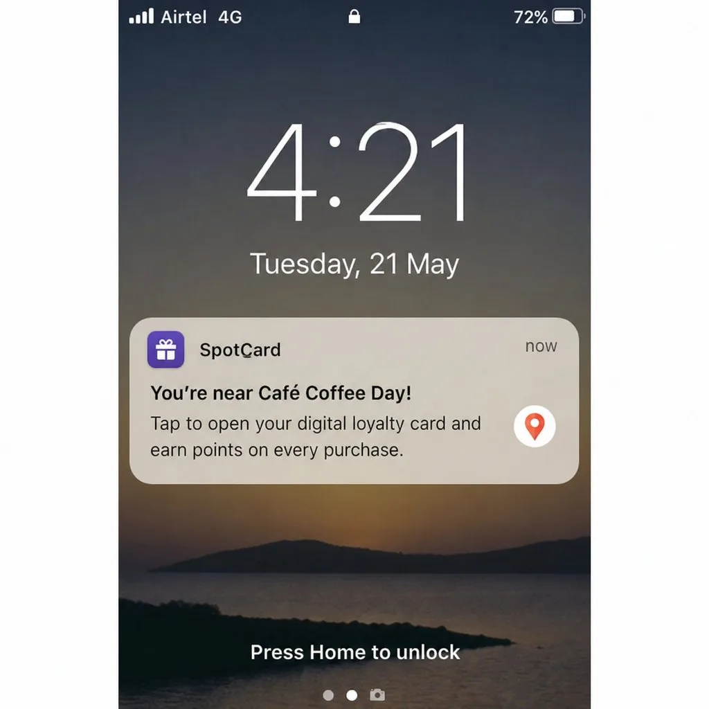 A loyalty pass showing a points balance on a mobile screen