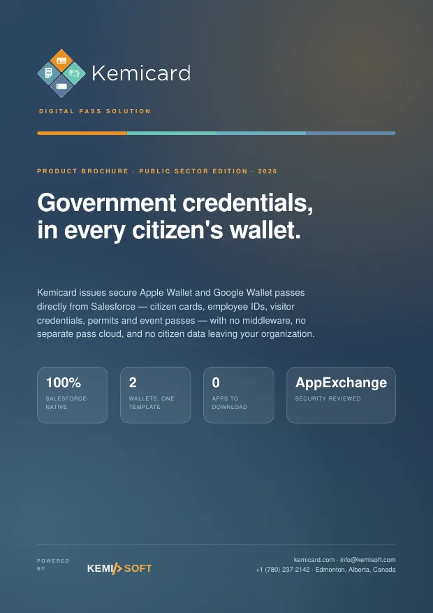 Cover of the Public Sector brochure brochure