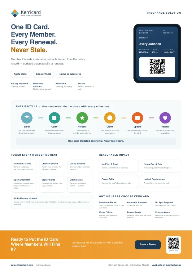 Cover of the Insurance brochure brochure