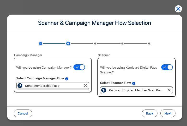 Kemicard Generate Pass action in Flow Builder