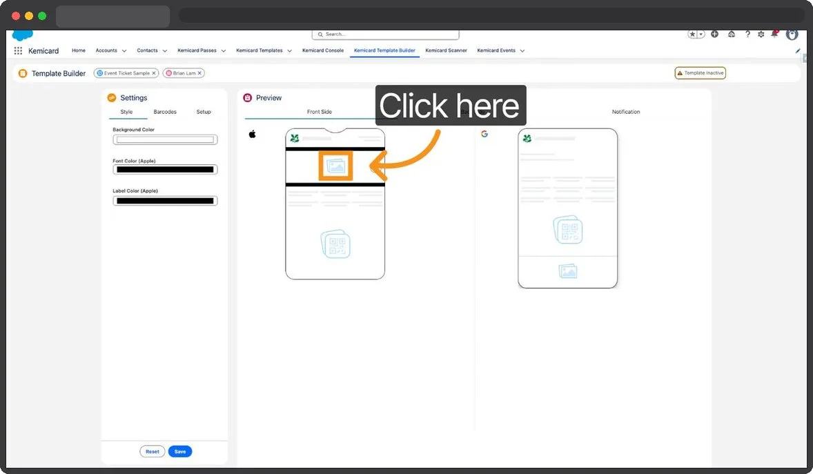 Kemicard Studio — Access Pass Customization