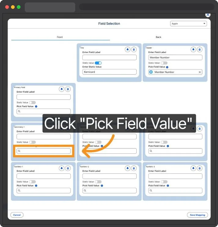 Kemicard Studio — Select Pick Field Value Again