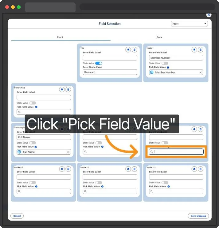 Kemicard Studio — Select Pick Field Value Once More