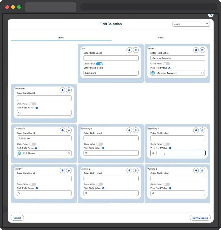 Kemicard Studio — Enter Expiration Field