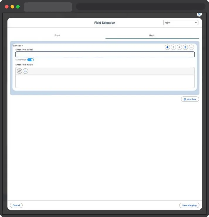 Kemicard Studio — Enter Field Label Text