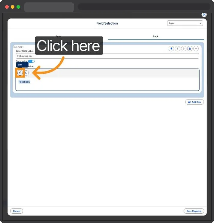 Kemicard Studio — Open Link Settings
