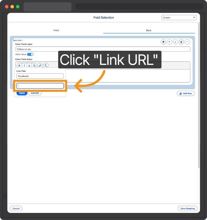 Kemicard Studio — Choose Link URL Field