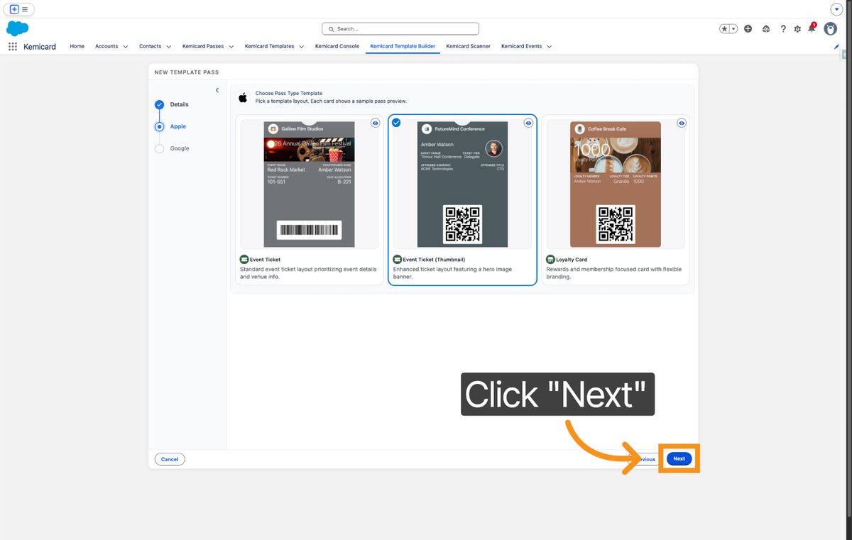 Kemicard Studio — Click Next To Proceed