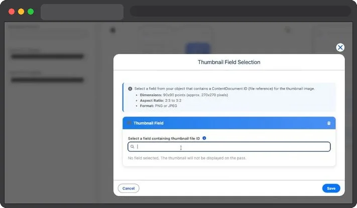 Kemicard Studio — Enter Thumbnail Field Keyword