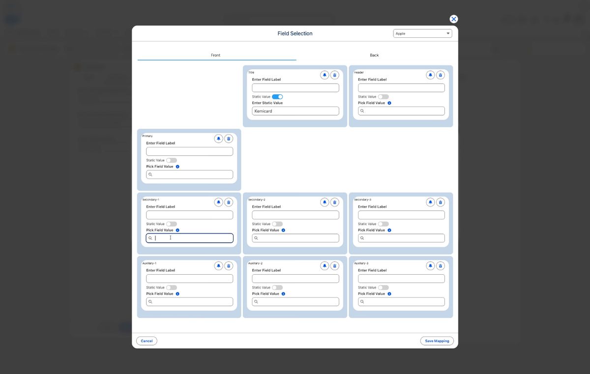 Kemicard Studio — Enter First Name Keyword