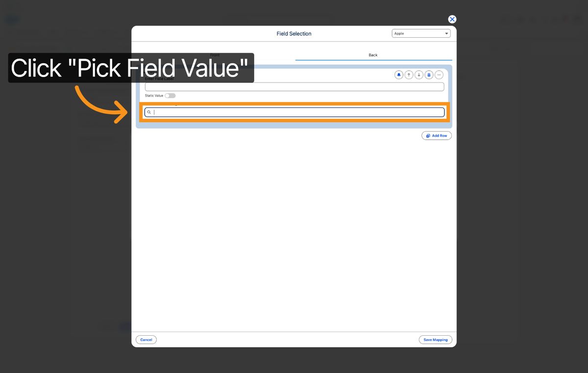 Kemicard Studio — Click Pick Field Value