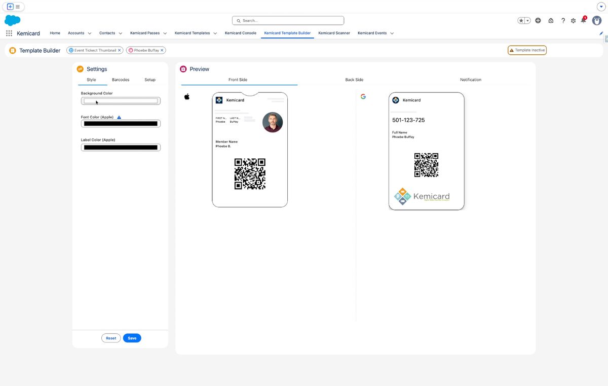 Kemicard Studio — Enter Accent Color Code