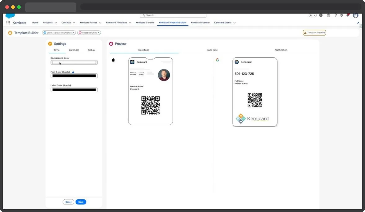 Kemicard Studio — Enter Accent Color Code