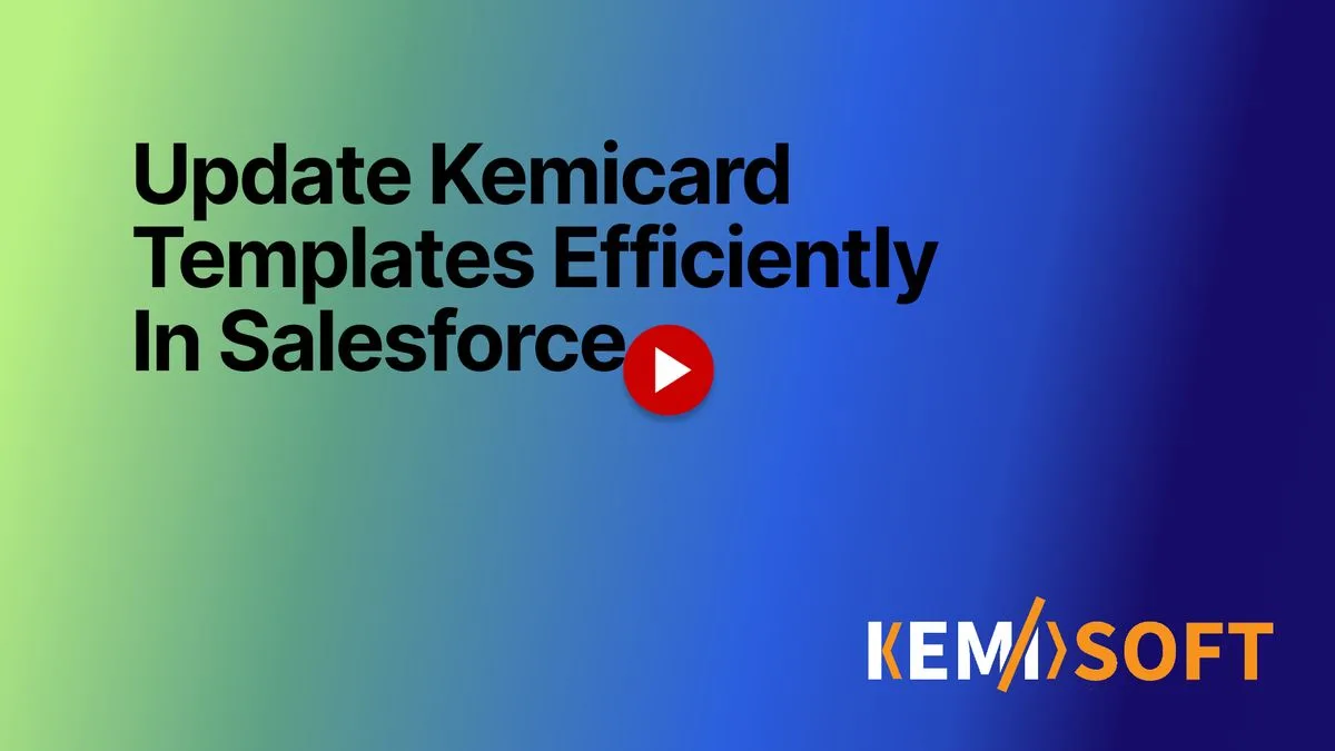 Update Template — video walkthrough