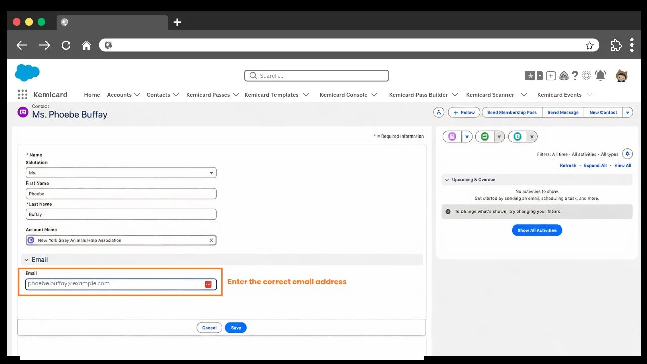 Enter your email address so the pass is delivered to you