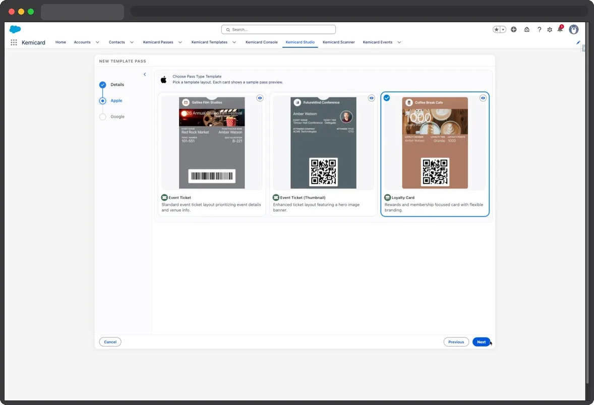 Kemicard Studio — Continue To Next Step