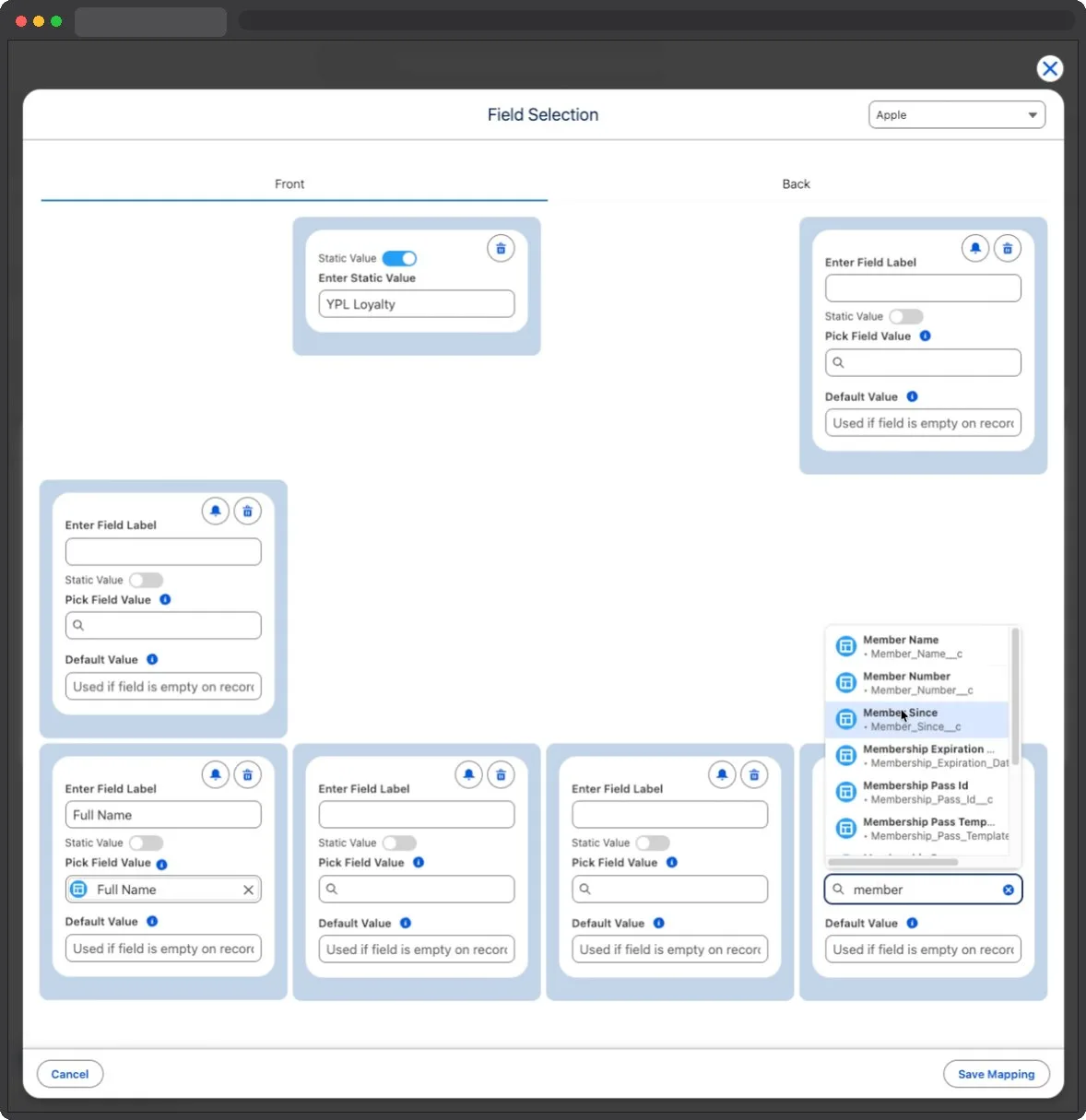 Kemicard Studio — Select Member Since Field