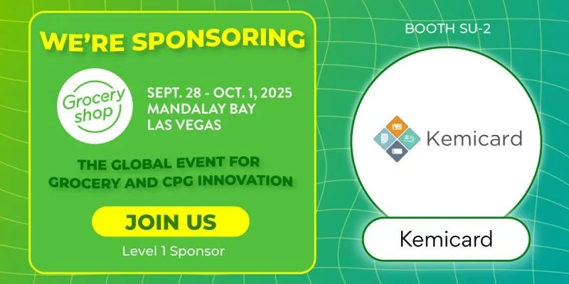 Kemicard sponsoring Groceryshop 2025, booth SU-2