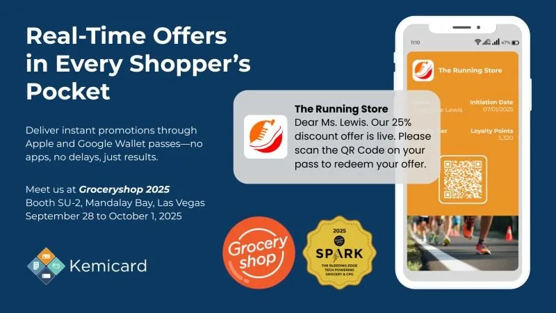 Real-time offers in every shopper's pocket