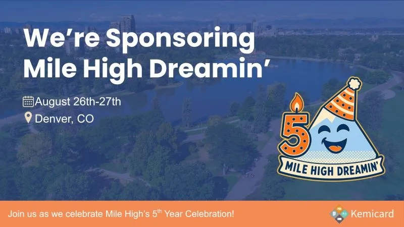 Kemicard is sponsoring Mile High Dreamin&rsquo;, 26&ndash;27 August 2026 in Denver, Colorado