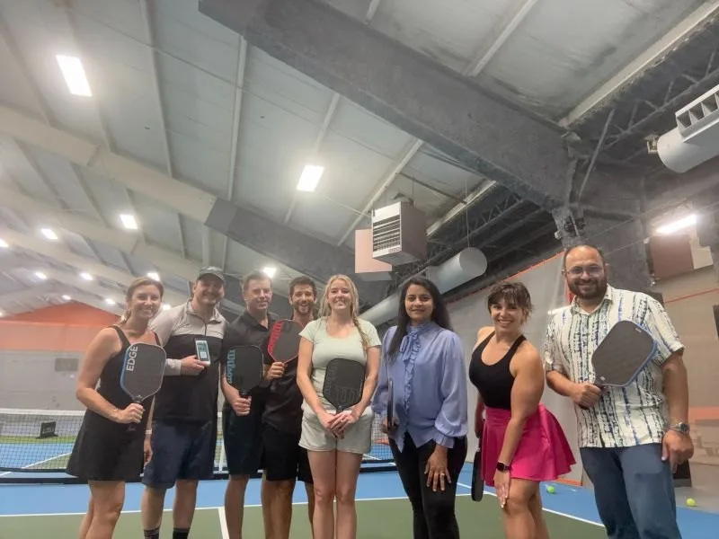 Pickleball Connect players at The Sport House, Chicago