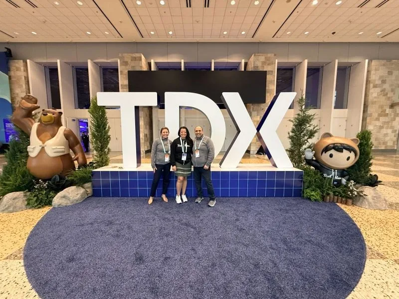 The Kemicard team at the TDX 2026 sign