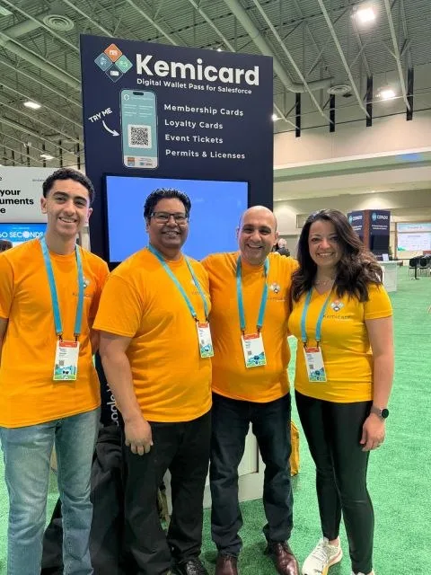 The Kemicard team at their World Tour DC booth