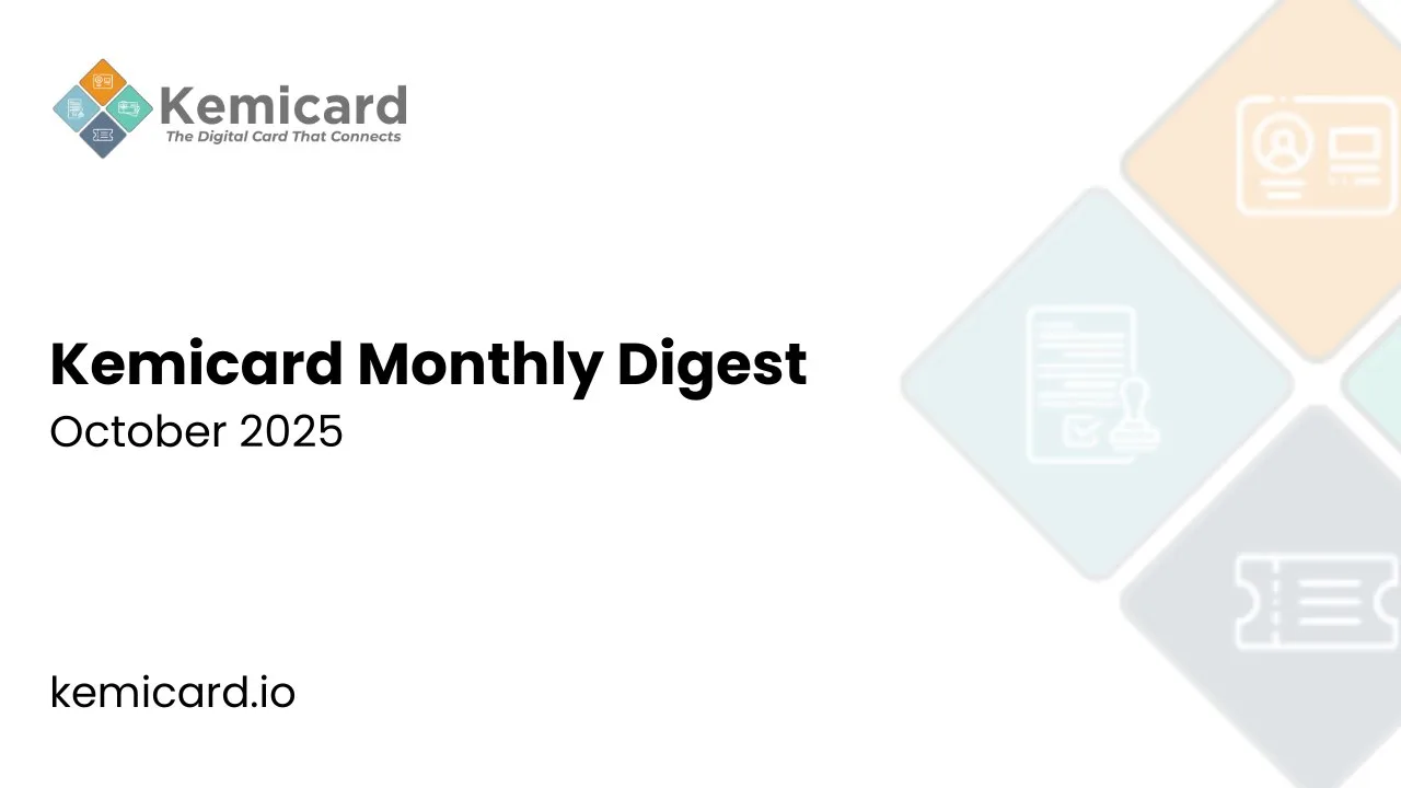 Kemicard Monthly Digest, October 2025
