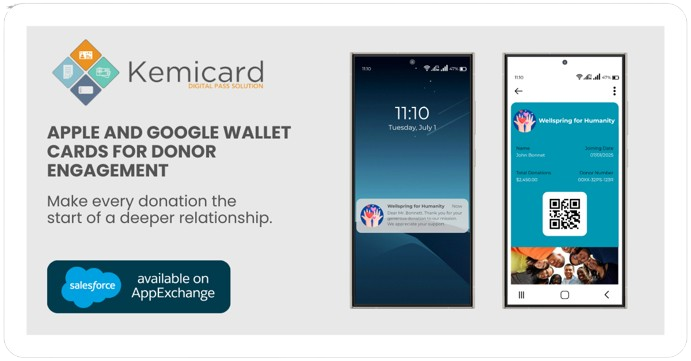 Apple and Google Wallet Cards for Donor Engagement